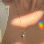 Pictured on a 14k yellow gold Box Chain