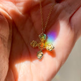 Cross of Roses Pendant
