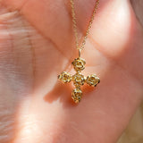 Cross of Roses Pendant