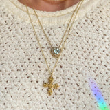 Cross of Roses Pendant