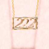 Angel Number 222 Pendant