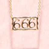 Angel Number 666 Pendant