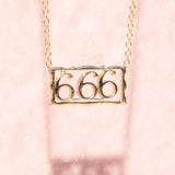 Angel Number 666 Pendant