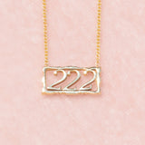Angel Number 222 Pendant
