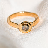 22k Champagne Diamond Ring