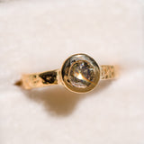 22k Champagne Diamond Ring
