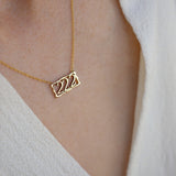 Angel Number 222 Pendant