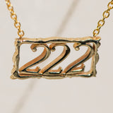 Angel Number 222 Pendant