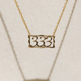 Angel Number 333 Pendant