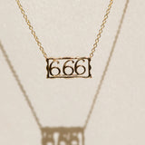 Angel Number 666 Pendant