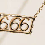 Angel Number 666 Pendant