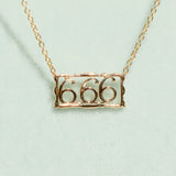 Angel Number 666 Pendant