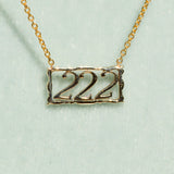 Angel Number 222 Pendant