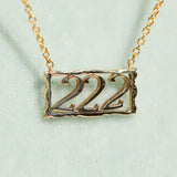 Angel Number 222 Pendant
