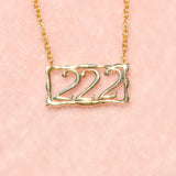 Angel Number 222 Pendant