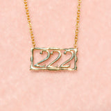 Angel Number 222 Pendant