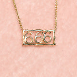 Angel Number 666 Pendant