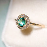 The Odette Emerald Ring