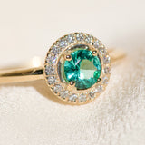 The Odette Emerald Ring