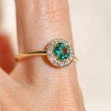 The Odette Emerald Ring