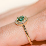 The Odette Emerald Ring