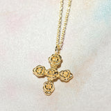 Cross of Roses Pendant