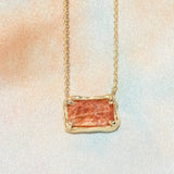 Sacred Cosmic Sunstone Pendant