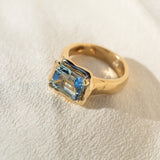 La Vague Aquamarine Ring