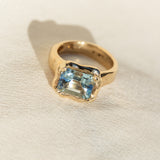 La Vague Aquamarine Ring