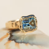 La Vague Aquamarine Ring