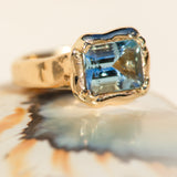 La Vague Aquamarine Ring