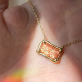 Sacred Cosmic Sunstone Pendant