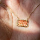 Sacred Cosmic Sunstone Pendant