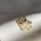 Lion Heart Signet Ring