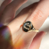 Lion Heart Signet Ring