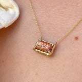 Sacred Cosmic Sunstone Pendant