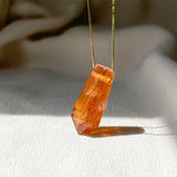 Hessonite Garnet Pendant