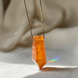 Hessonite Garnet Pendant