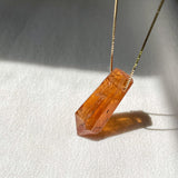 Hessonite Garnet Pendant