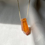 Hessonite Garnet Pendant