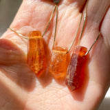 Hessonite Garnet Pendant