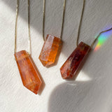 Hessonite Garnet Pendant