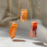 Hessonite Garnet Pendant