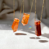 Hessonite Garnet Pendant