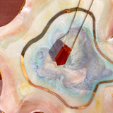 Hessonite Garnet Pendant