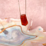 Hessonite Garnet Pendant
