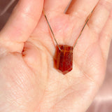 Hessonite Garnet Pendant