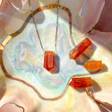 Hessonite Garnet Pendant