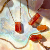 Hessonite Garnet Pendant