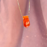 Hessonite Garnet Pendant